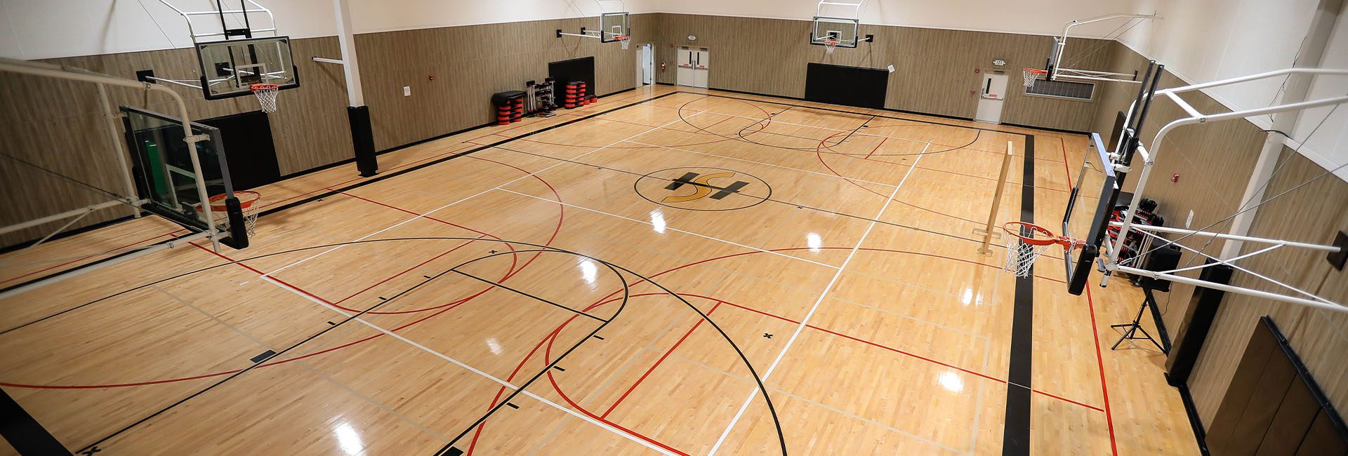 indoor full court basketball